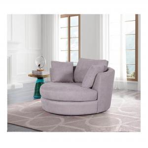 China Durable Fabric Leisure Sofa Chair , Anti Abrasion Single Seater Couch Sofa on sale