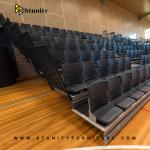 Water Resistant Fixed Gym Bleachers Retractable System