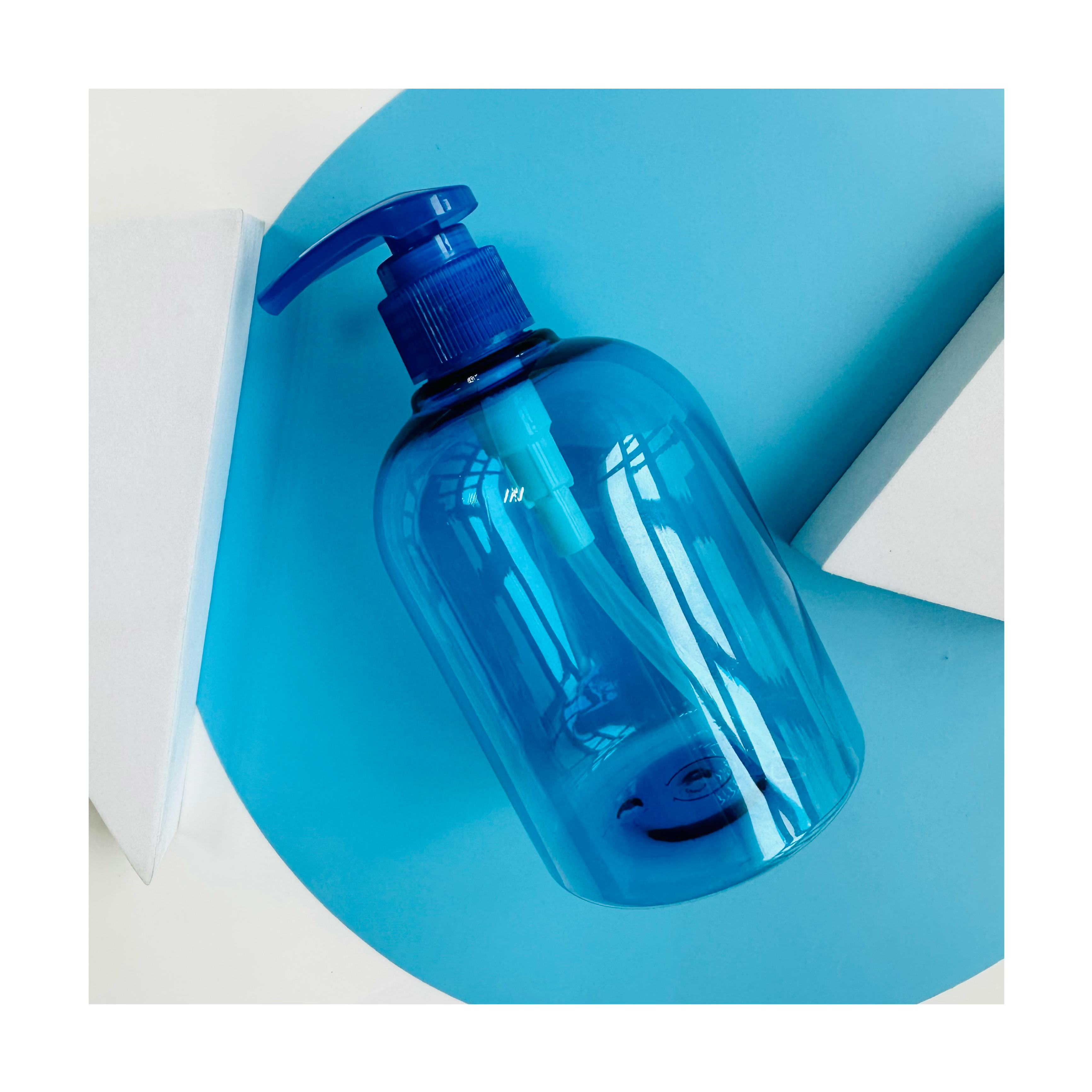 Custom Color 400ml PET Pump Dispenser Hand Wash Bottles for Hand Sanitizer Bottles