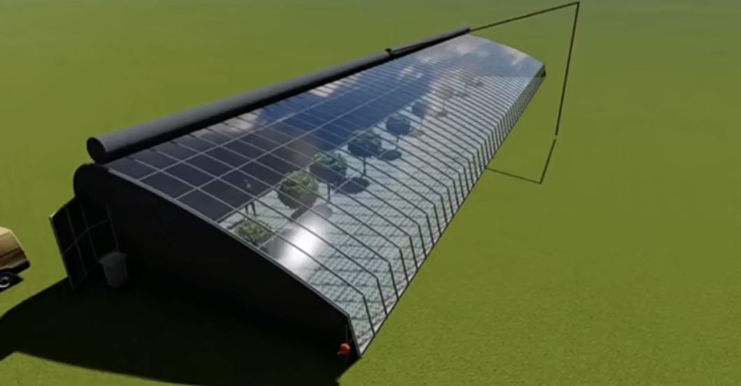 Planting Drip Irrigation Sunlight Greenhouse
