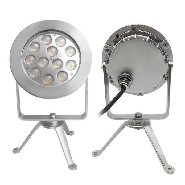 24V DC RGB Swimming Pool Light IP68 Stainless Stain LED Pond Fountain Lights