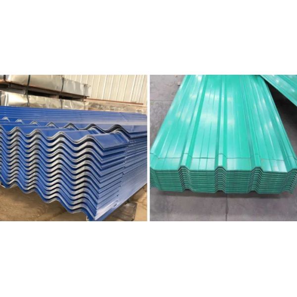 PPGI Color Coated Galvanized Steel Roofing Sheet Metal 26 Gauge For Construction