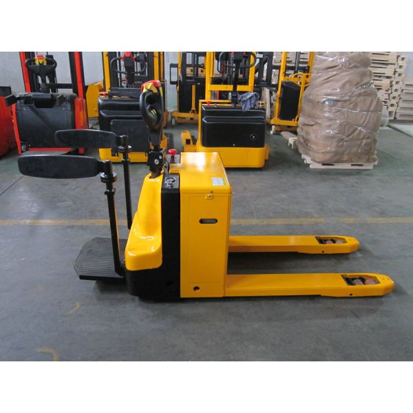 3 Position Electric Pallet Truck , Round Solid Steel 2.5 Ton Pallet Truck Jack