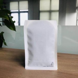 Recyclable Flat Bottom Pouch Zipper Plastic Food Pouches