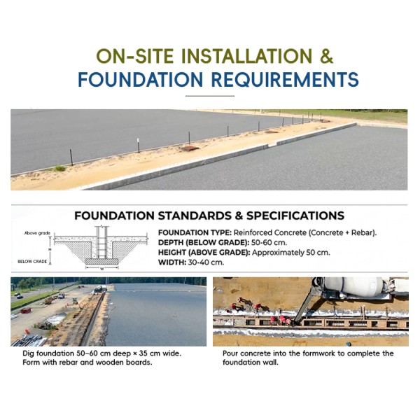 Thermal Insulated Anti-Freezing Foundation Pit Air Dome System with Double-Layer Membrane for Winter Excavation Projects