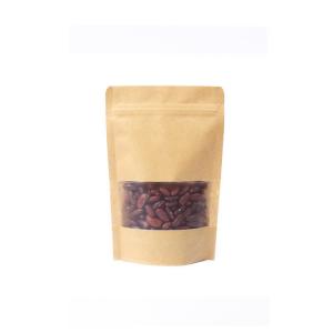 Kraft Paper Coffee Bags / Resealable Food Packaging For Tea , Snack