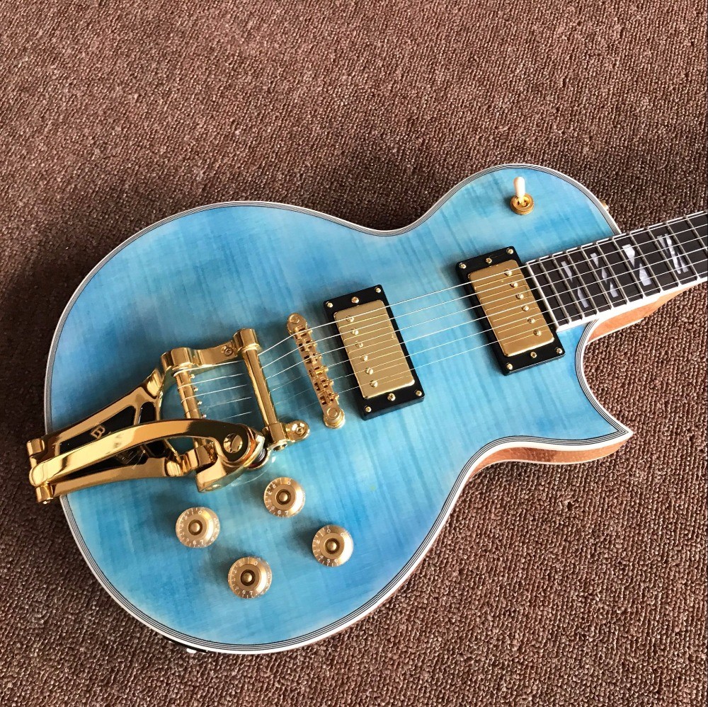 Custom Shop blue top standard superme JAZZ LP Electric Guitar musical instruments