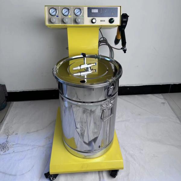 Powder Cartridge Electrostatic Powder Vacuum Metallizing Coating Machine for