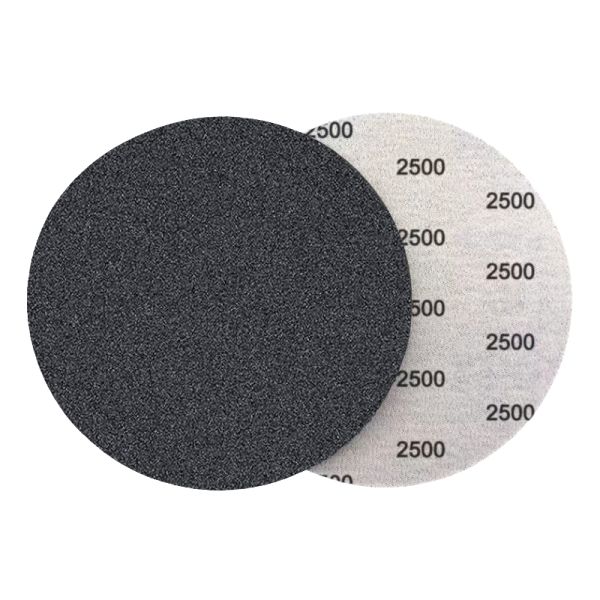 Customized Support 6 inch Yellow Flocking Round Sanding Disc for Automotive Grinding