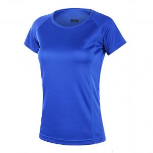 Quality Women Sports T-shirts, preshrunk Sports T-shirts, Quick dry fabric T-shirts, promotional Logo printed T-shirts wholesale