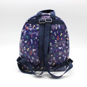 24cm 28cm Womens Waterproof Backpack Nylon Floral Backpack Purse