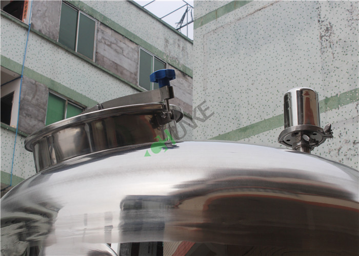 Stainless Steel Agitator RO Water Storage Tank For Food , Cosmetics , Beverages Factory