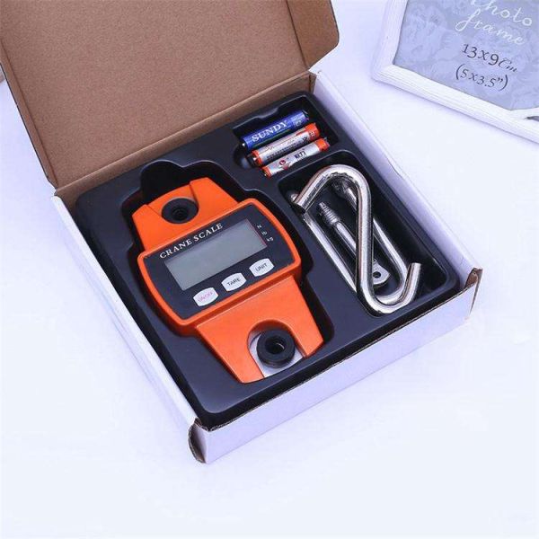 300kg Capacity Mini Digital Crane Weighing Scale with LCD LED Display CE ROHS Compliant OEM Customizable Chinese Hook Type