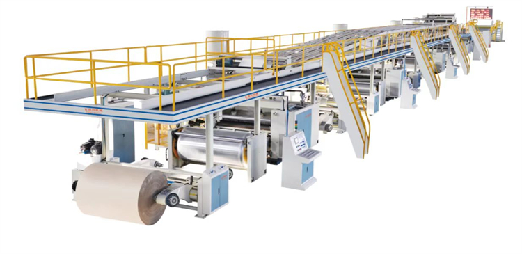 Economical Automatic 3/5/7 Ply Corrugated Cardboard Production Line for Printing Shops