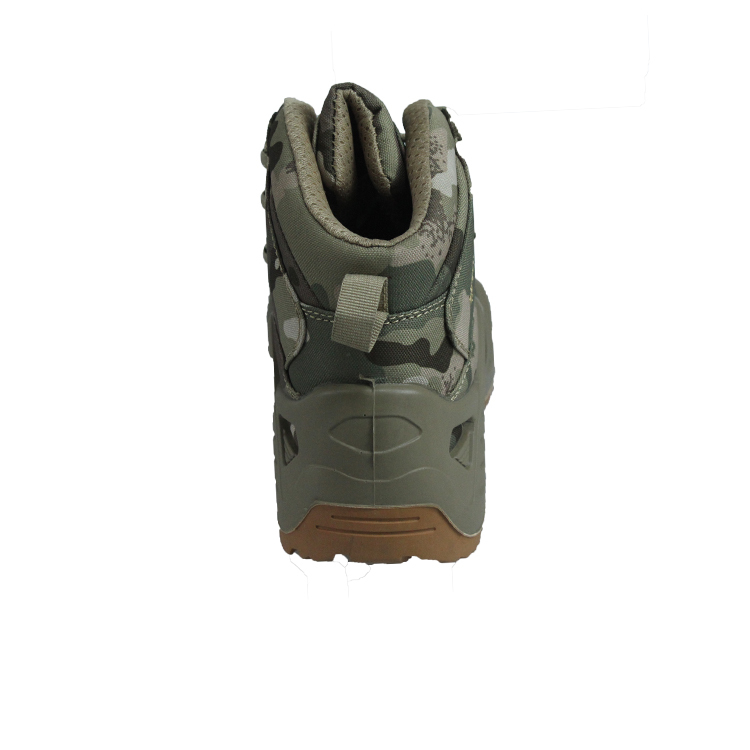 Long-Lasting Outdoor Shoes With Waterproof Upper And Metal Eyelets PUPU OEM Army Combat Boots