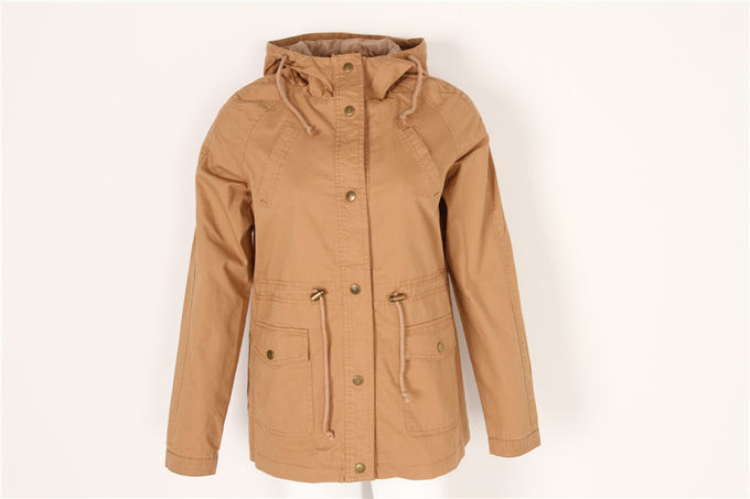 Ladies longline COTTON parka, Women's cotton coat, Very Washed, Chic style