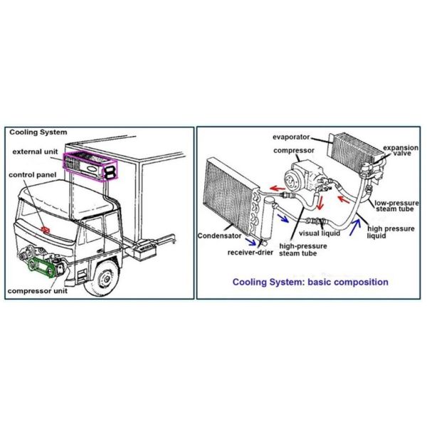 Sinotruk HOWO Refrigerator Wagon Car Cooling System Meat Hook Vehicles
