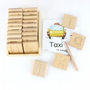 China 26 Alphabet Letters Children Wooden Toys Educational For Children Students on sale