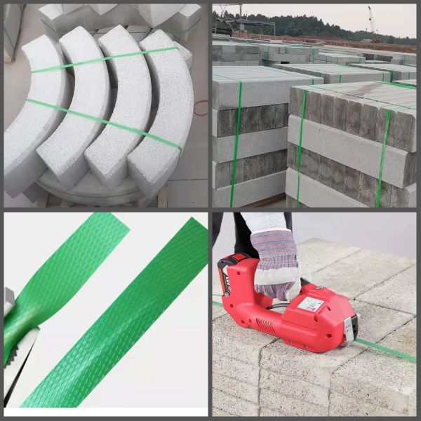 Friction Weld Sealing Strapping Machine with Adjustable Tension Handheld Battery Powered Strapping Machine for PET Strap