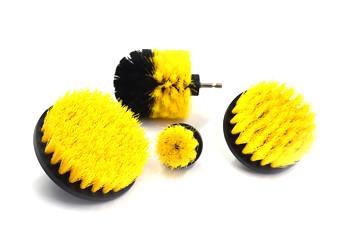 Bathroom Surfaces Drill Cleaning Brush Cleaning Attachment Kit PP / Nylon