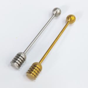 China Stainless Steel Silver And Golden Honey Splash Bar Beekeeping Honey Tools For Honey on sale