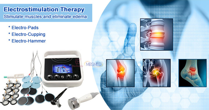 Tens Electrotherapy Microcurrent Russian Waves Muscle Stimulation Cupping Therapy Massager