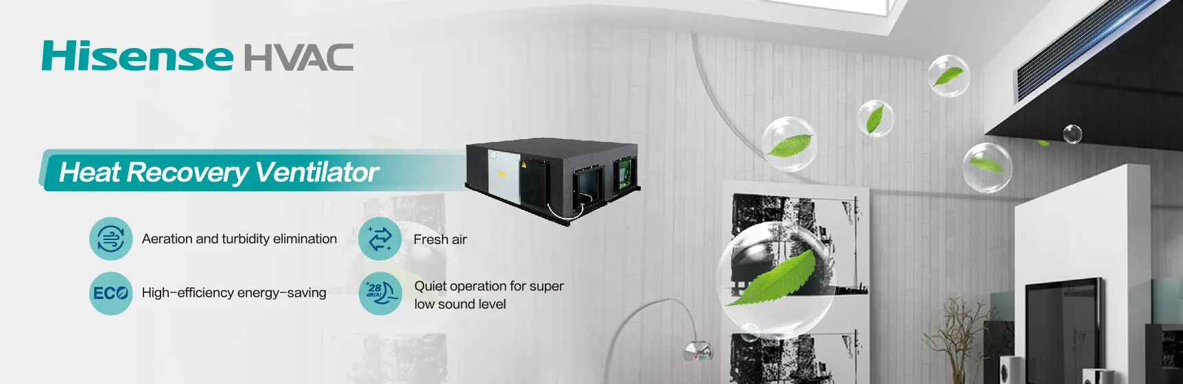 Hisense Ecorecover HRV Dual-Core Energy Exchange Unit