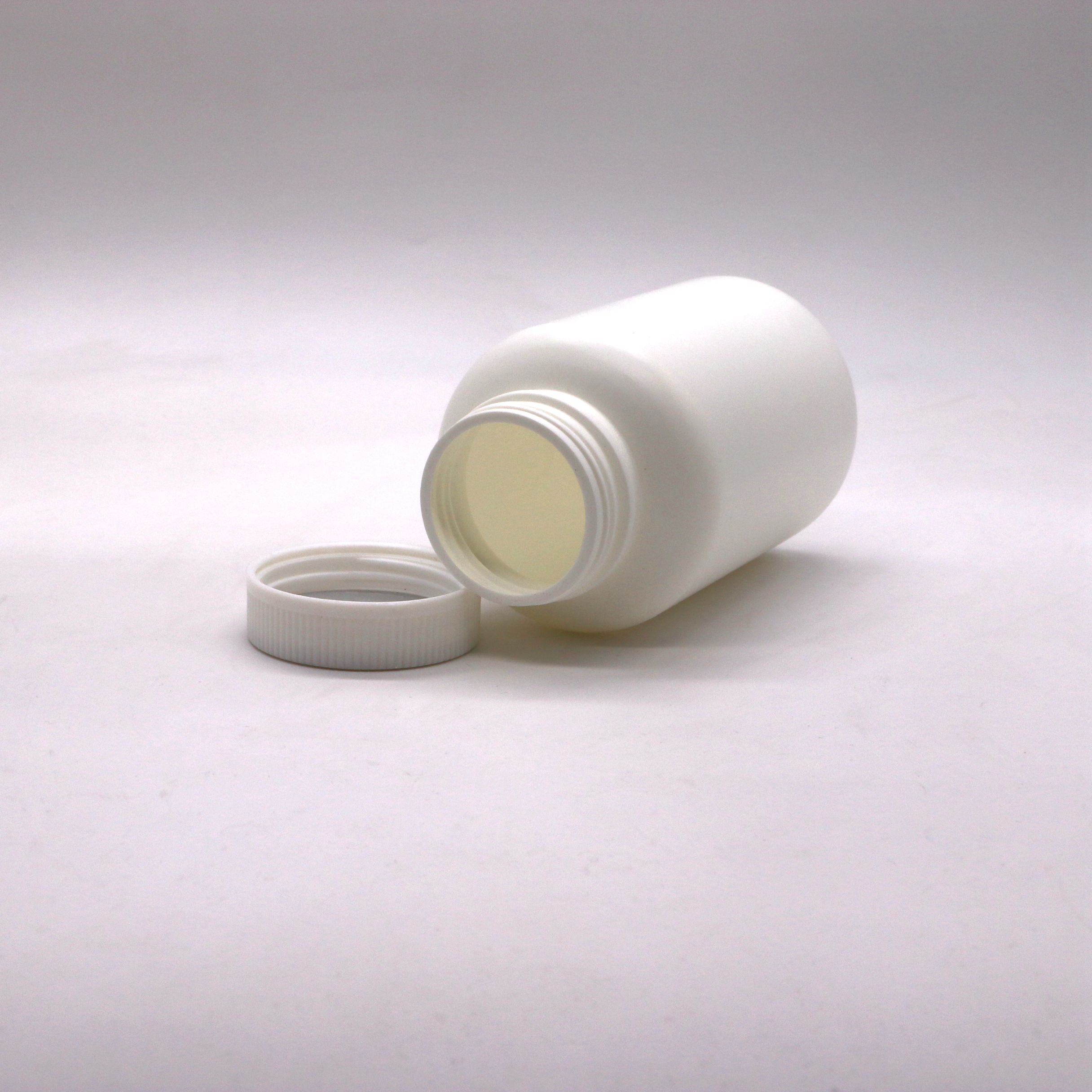 HDPE 500ml Plastic Supplement Holder Bottle Child Resistant Cap Medicine Container