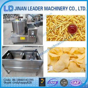 Quality industrial thin crispy potato chips deep gas fryer machine wholesale