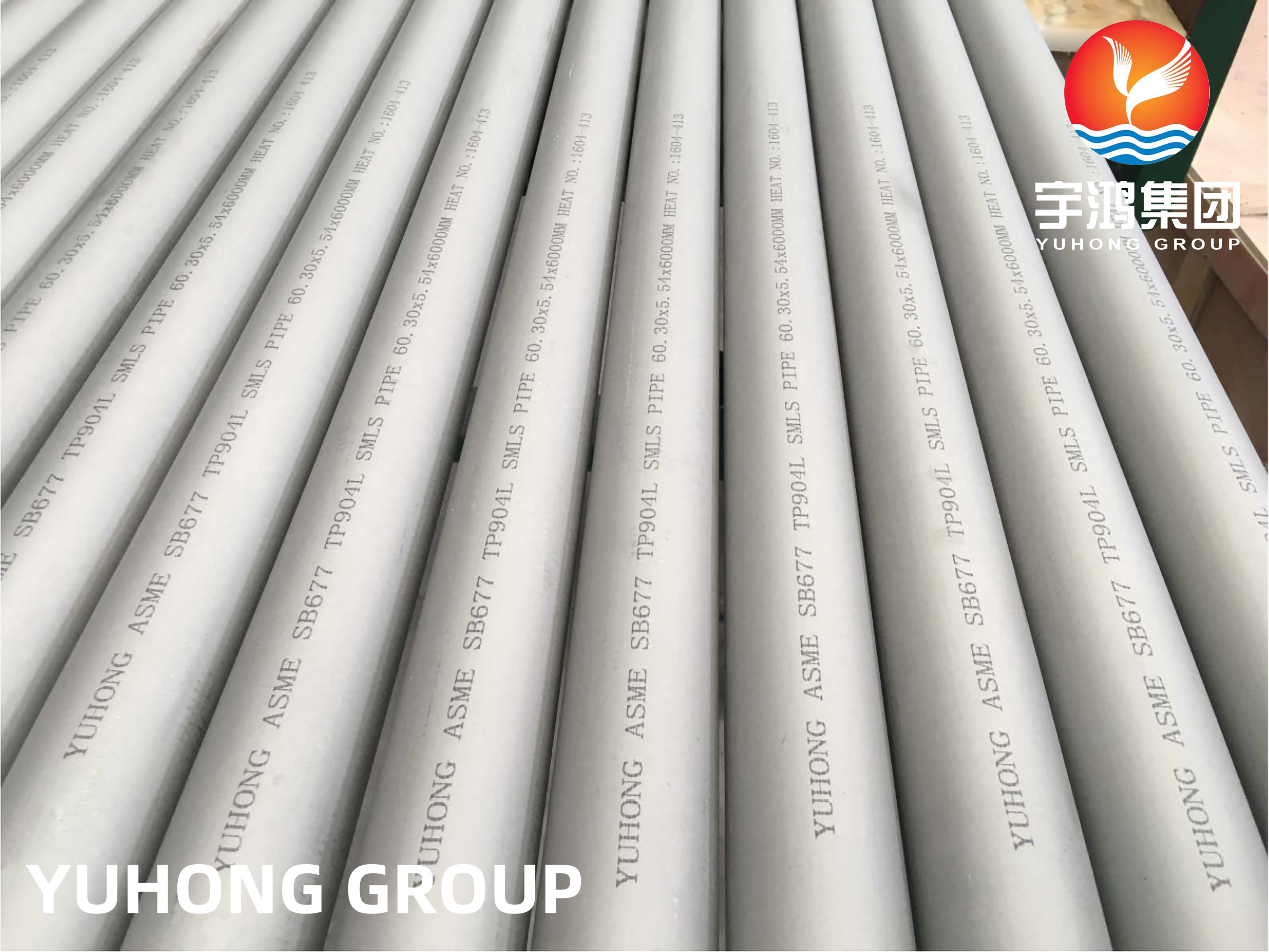 NICKEL ALLOY SEAMLESS PIPE ASTM B677/B366 NO8904 / 904L 1.4539 TUBE