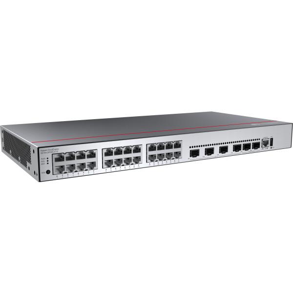 Cheap High-Performance Huawei Switch With 24-Port Gigabit & 4x 10G SFP+ , PoE++ Support for sale