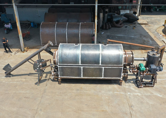 11kw Biomass Wastes Rotary Carbonization Furnace For Charcoal