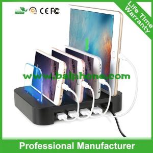 Quality 4 USB travel charger with holder 4 usb wall charger wholesale