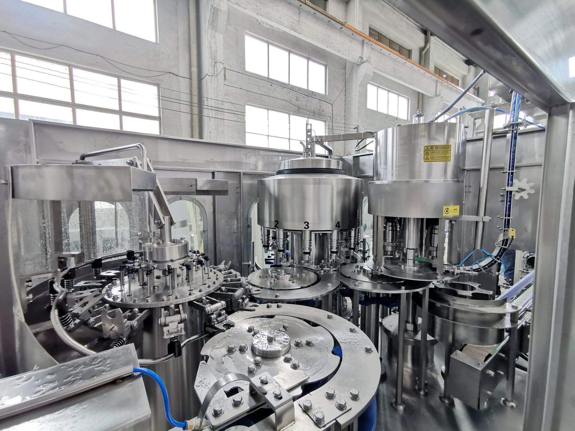 110mm Diameter 0.5L Mineral Water Bottle Packing Machine Photoelectric Detection