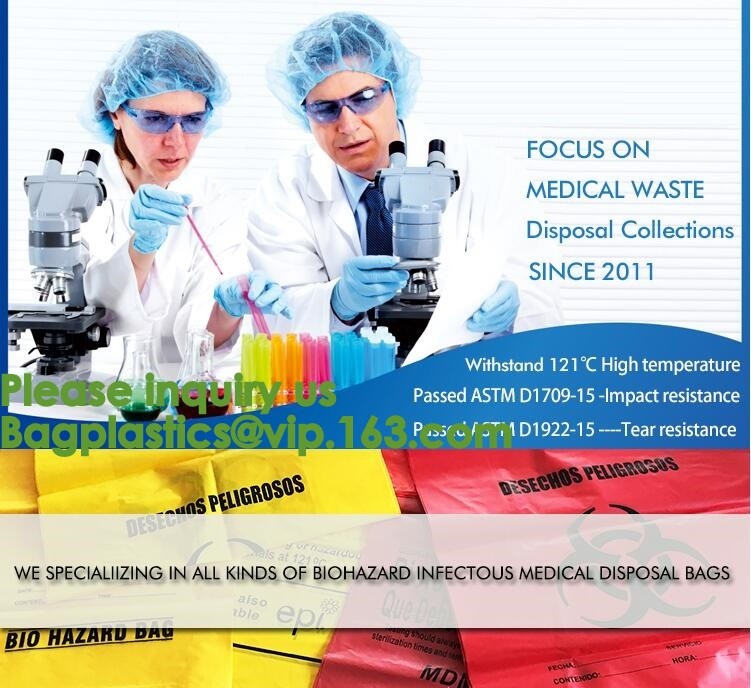 Bio Hazard Tote Bags,Stick-on Red Bio Hazard Waste Bags 6" x 6" 200/Bx,Shop Bio Hazard Shoulder bags online bagease pack