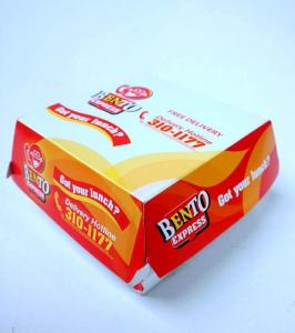 China Food Safe Paper Box Packaging For Hamburger Package , Customized Hamburger Paper Box on sale
