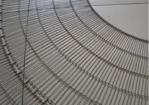 Handling Conveyor 304 Flat Flex Wire Belt Instead Of Labor