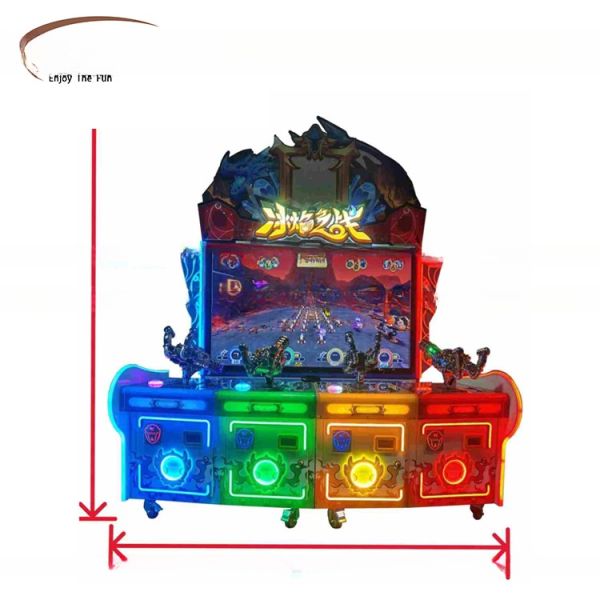 Large Screen Ice Flame Battle Shooting Game Machine 4 Player Arcade Machine