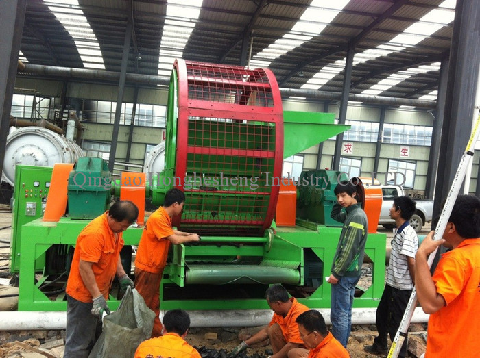 Factory Prices Double Shaft Old Tyre Scrap Tire Shredder Shredding Machines For Sale