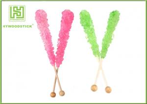 Quality Craft Ideas Decorative Popsicle Sticks , Natural Wood Color Candy Floss Sticks Sterile wholesale