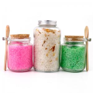 China Aromatherapy Scented Dead Sea Salt Bath , Natural Himalayan Mineral Foot Scrub Soak Salt on sale