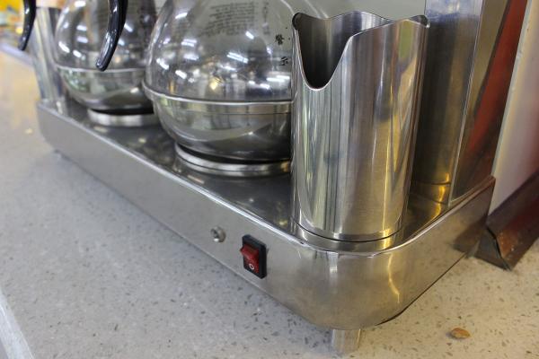 Stainless Steel Electric Commercial Buffet Equipment 3 Section Cup Warmer