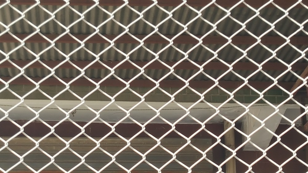 Galvanized And PVC Coated Chain Link Fence For House Use