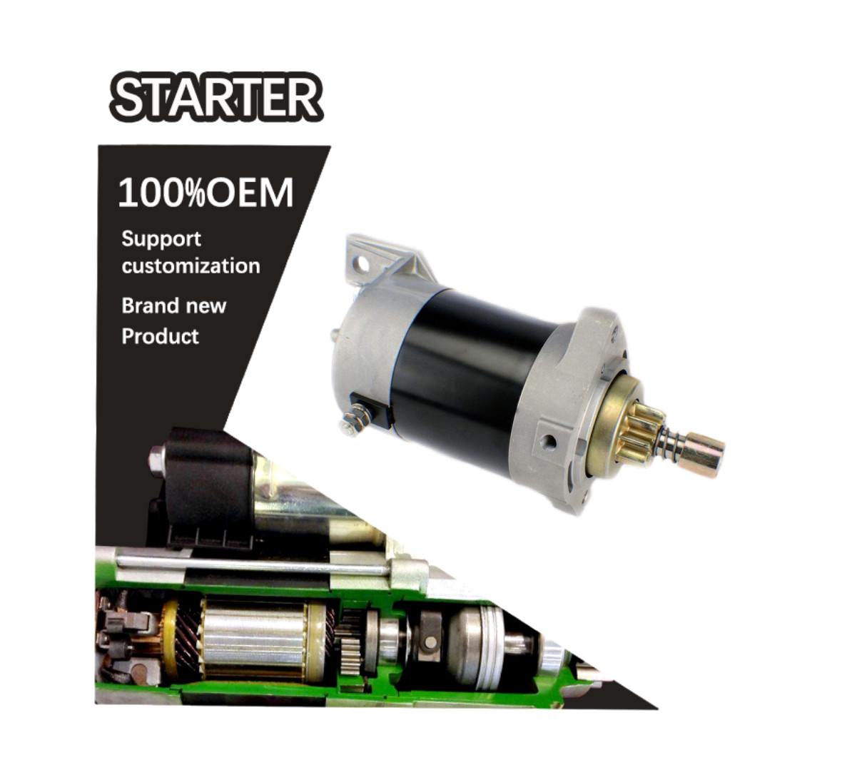 12V 9T CCW Marine starter MOT5006, MOT5006N S114555 S114-555 31100-95600,31100-95601 3110095600, 3110095601 31100-95600