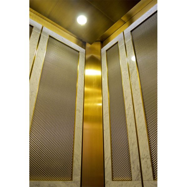Bronzed Room Divider Mesh Decorative Metal Mesh Screen 1x3