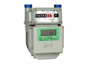 China RF IC Card Smart Diaphragm Prepaid Gas Meter G2.5 With Remote Control on sale