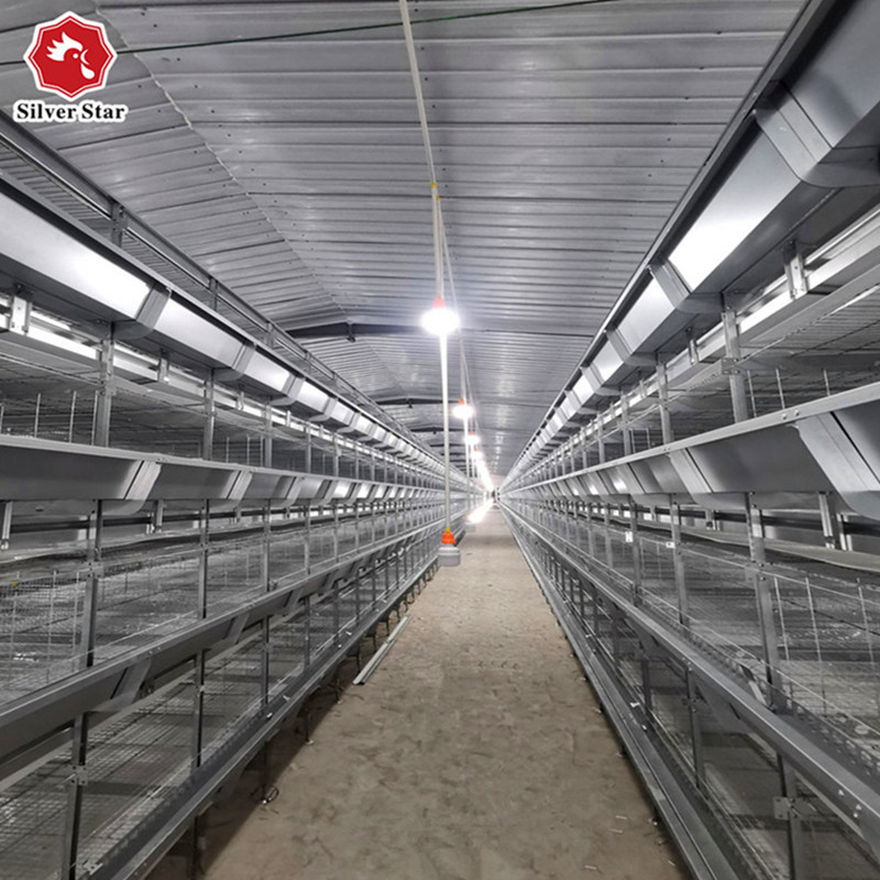 Hot Galvanized H Type Chick Brooder Cage 5 Tiers 170 Birds