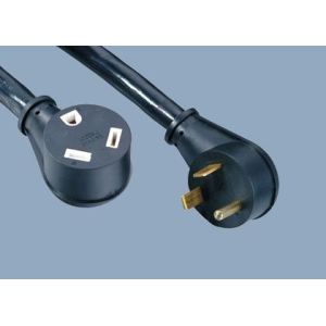 Quality UL CUL NEMA TT-30P Heavy Duty 30A 125V RV Electrical Plug Adapter Male to Femal Extension American UL Power Cord wholesale