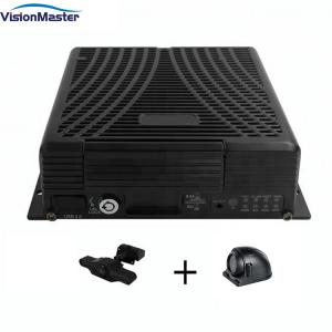 China 4CH 1080P Vehicle Mobile DVR H.264 3G 4G Max 2TB HDD High Definition Black Color on sale