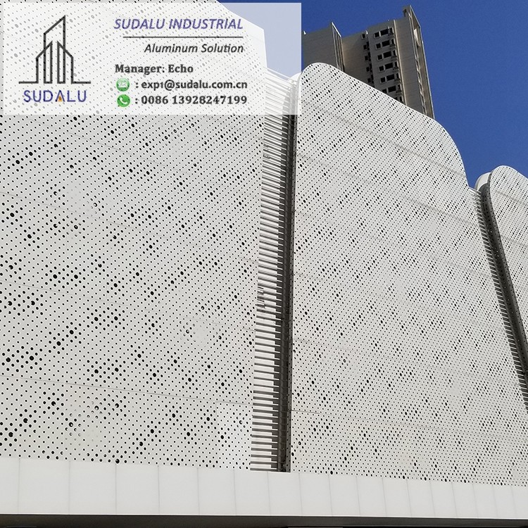 SUDALU Modern Exterior Aluminium Wall Cladding Panels Customized Design Pattern Panel